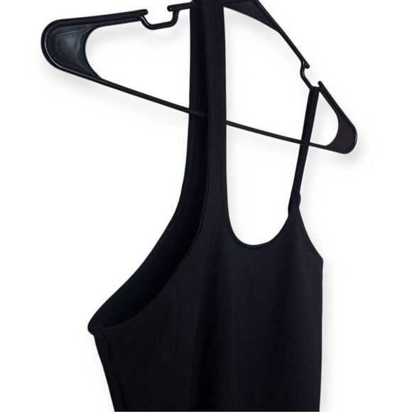 Abercrombie and Fitch Women's Asymmetrical One Shoulder Strap Ponte Mini Dress B - Picture 5 of 8